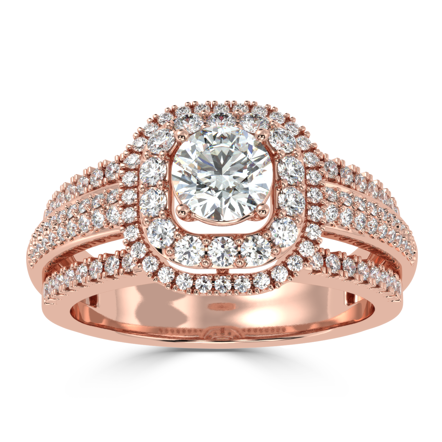 Shop Now 1.28Ct Natural Diamond Ring in Gold | SolitaireKart